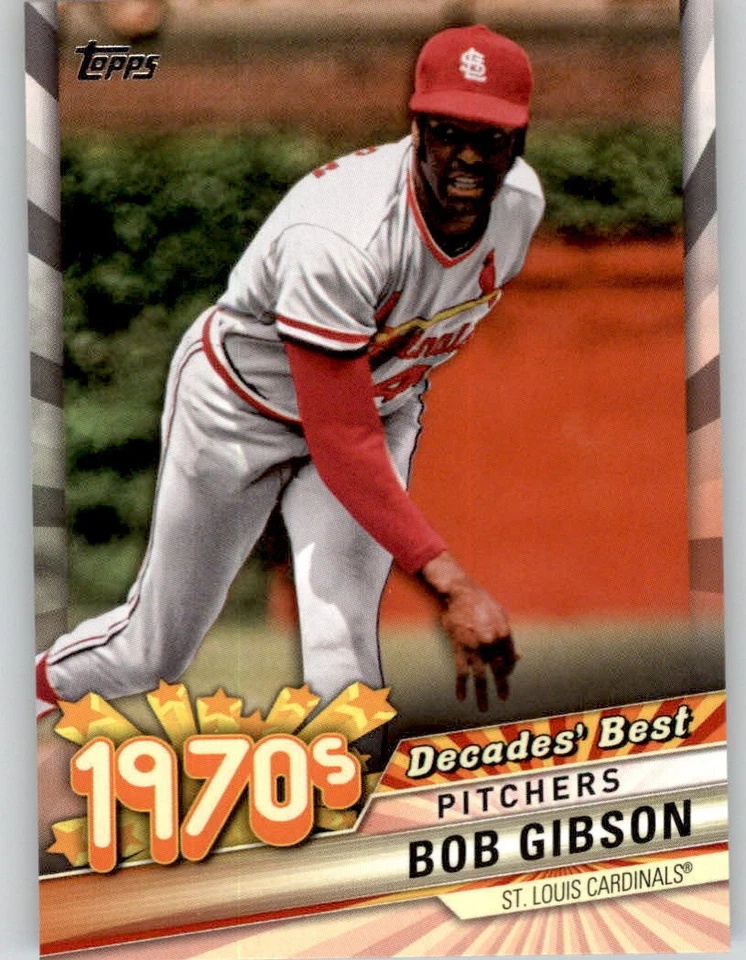 2020 Topps Series 1 BOB GIBSON Decades' Best Insert Cardinals #DB-31 - Image 1 of 1