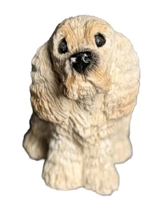 Vtg Stone Critters Littles Blonde Cocker Spaniel SCL-029 Figurine - Picture 1 of 8