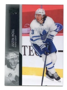 2021-22 Upper Deck Series 1 #168 Justin Holl Clear Cut / Acetate - Picture 1 of 2