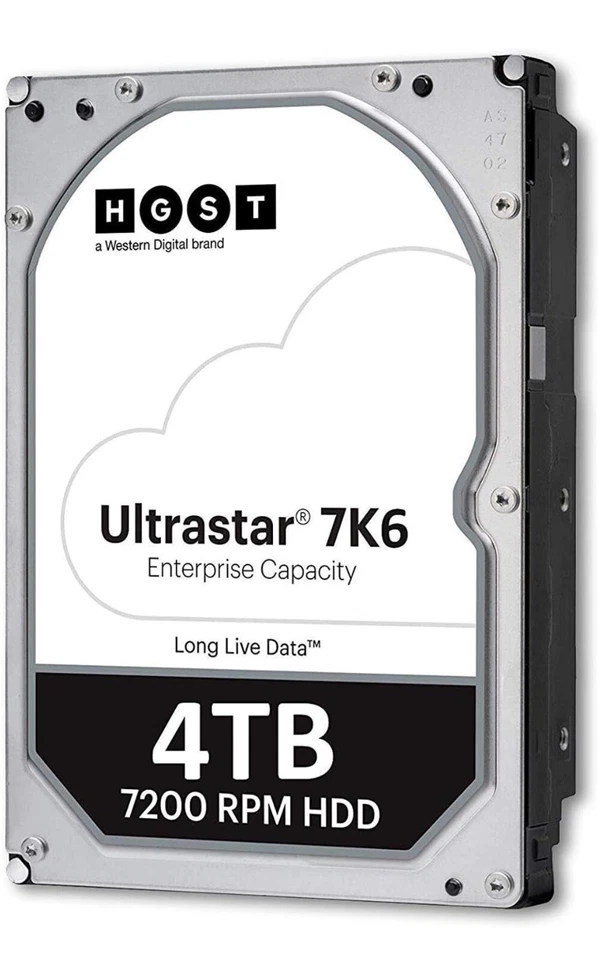 HGST Ultrastar 7K6000 4TB,Internal,7200RPM,3.5 inch (HUS726040AL5210) Hard Drive - Image 1 of 1