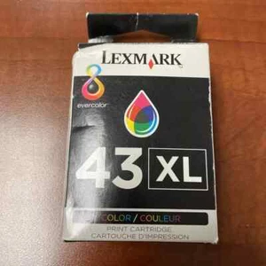 New Genuine Lexmark 43XL X9350, X9575, Z1520 Color High Yield Ink Cartridge - Picture 1 of 1