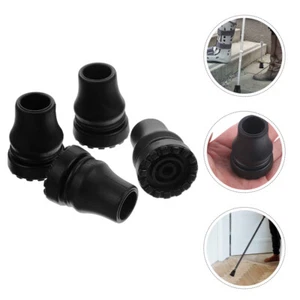 4 Pcs Non-slip Mat Walking Stick Pole Tip Replacement Trekking Foot Covers - Picture 1 of 12