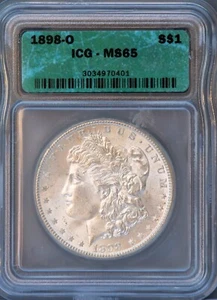 1898-O Morgan Dollar ICG Certified MS65 - Picture 1 of 2