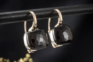 Pomellato Ohrringe Ohrstecker Nudo Classic mit Rauchquarz in 750er Gold Schmuck - Bild 1 von 12