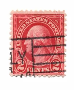 Scott 634 francobollo USA 1926-28 2c Washington usato (a29) - Foto 1 di 2