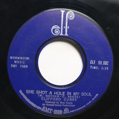 CLIFFORD CURRY - SHE SHOT A HOLE IN MY SOUL / WE'RE GONNA HATE OURSELV - SOUL 45 - Image 1 of 2