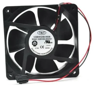 1PCS ABB fan 1238HH24B-WDB 3HAC 029105-002/01 24V 0.70A 12CM 2wire Free deliver - Image 1 of 4