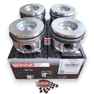 4X JUEGO PISTONES 84.50MM BMW 320d 420d 520d X1 X3 20d Cooper D N47C20A N47D20C - Imagen 1 de 5