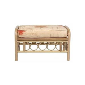 REPLACEMENT FOOTSTOOL CUSHION FOR CONSERVATORY FURNITURE WICKER/RATTAN - Picture 1 of 23
