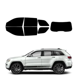 Grand Cherokee 2011-2021 PreCut Window Film Tint Full Kit Any Tint Shade Premium - Picture 1 of 6