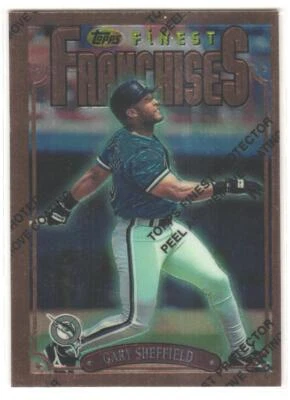 1996 Finest Gary Sheffield #309 - Image 1 of 2