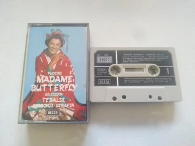 Puccini Madame Butterfly Selection Tebaldi Bergonzi 1969 - Cinta Cassette Foto 1 de 3