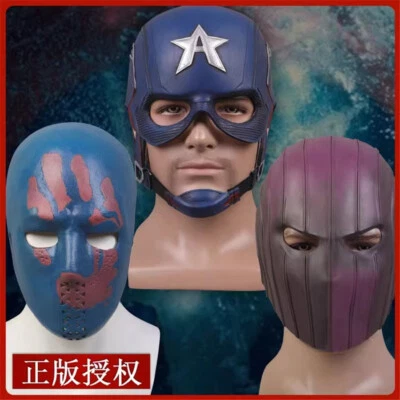 The Falcon and the Winter Soldier Captain America Baron Zemo Flag-Smasher Masks  - Image 1 of 4