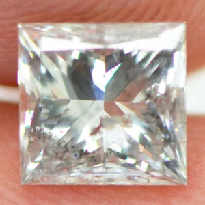 Princess Shape Diamond Loose Real F/SI3 Certified 5.65 MM Enhanced 1.08 Carat - Picture 1 of 7