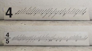 4 Laubegast – Übigau | 4/5 Lbg. – Coswig – Weinböhla | Linienschild Dresden DVB - Bild 1 von 2