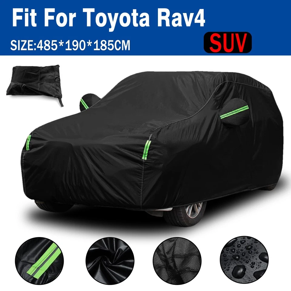 For Toyota RAV4 SUV Waterproof Full Car Cover Rain Snow UV Resistant Protection Foto 1 de 4
