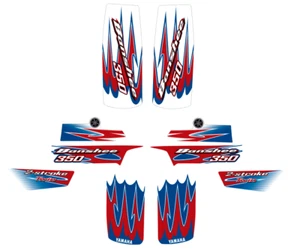 🏁 Yamaha Banshee 350 2010-12 Full Gaphics decals thick glossy laminate - Picture 1 of 9