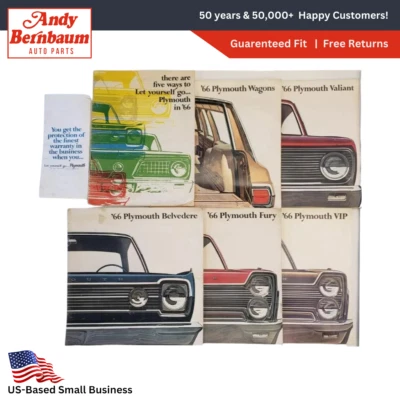 1966 Plymouth Furia Wagon Concesionario Showroom Publicidad Sales Folletos Pack - Imagen 1 de 4