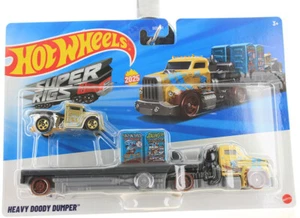 Heavy Doody Dumper Super Rigs Hauler w Truck Hot Wheels Diecast - Picture 1 of 1