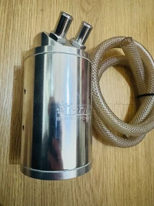 UNIVERSAL OIL CATCH TANK FOR NISSAN TOYOTA SUBARU MITSUBISHI FORD - Picture 1 of 9