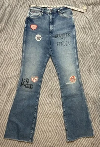 Wrangler Fender  28x34 Women’s Blue Jeans - Picture 1 of 8
