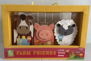 Bendon Little Blocky Books Farm Friends Cow Pig Sheep New - Picture 1 of 6