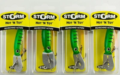 (LOTE DE 4) STORM HOT 'N TOT MADFLASH 3/16 OZ HM561 FIRE TIGER FLASH CR5214 Foto 1 de 2