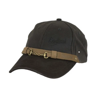 Gorra ecuestre Outback Trading Company unisex marrón piel aceitosa 1482-BRN Foto 1 de 2
