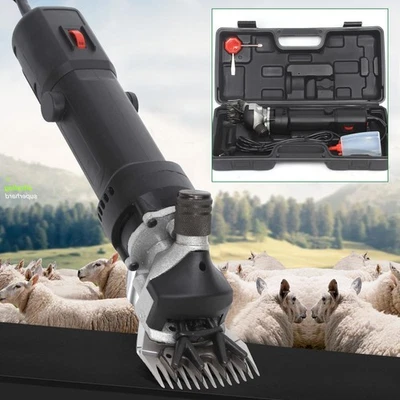 SCHAFSCHERE-SET Schermaschine Elektrische Schafschermaschine Schaf Wolle 350w - Bild 1 von 4