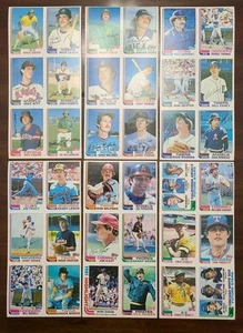 1982 Topps Baseball Uncut 6 Card Panel Lot, 16 Total, EX-NRMT, Team & Some Stars - Bild 1 von 6