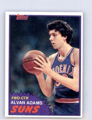 1981-82 Topps #W79 Alvan Adams - Image 1 of 2