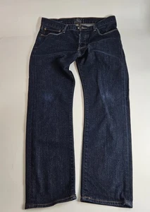 Pantalones de mezclilla ajustados Lucky Brand 1 auténticos para hombre 34x30 botón mosca - Imagen 1 de 3