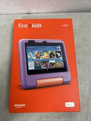 Amazon Fire 7 Kids Tablet16GB Newest Model 12TH GEN Purple Sealed 7 Inches - Image 1 of 3