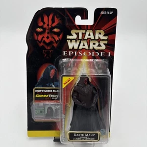 Hasbro Star Wars Episode I Darth Maul Tatoonie Actionfigur mit Comm Tech Chip - Bild 1 von 6
