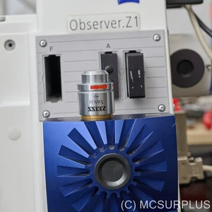 Carl Zeiss microscope 5x A-Plan 421030-9900 m27 objective lens - Bild 1 von 7