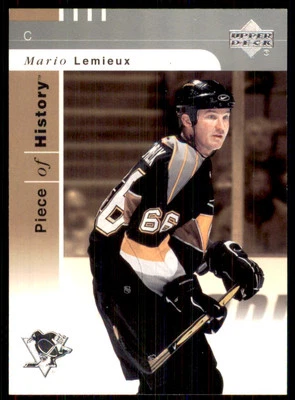 2002-03 Upper Deck Piece Of History #72 Mario Lemieux Pittsburgh Penguins - Image 1 of 2