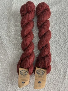 Jamieson’s 2ply Shetland Spindrift 100% Pure Wool Yarn 577 CHESTNUT TWO skeins - Picture 1 of 4