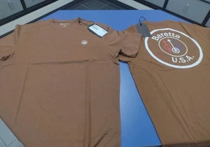 2 Official Licensed Beretta Tabacoo Brown Circle T Shirt Gun Pistol UK M / US S - Picture 1 of 6