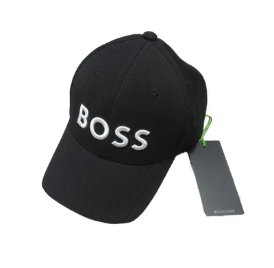 Gorra ajustable Boss Hugo Boss para hombre negra con logotipo bordado gráfico Foto 1 de 3