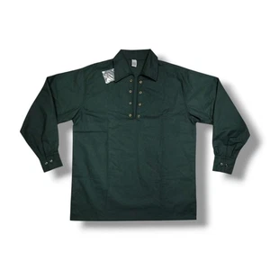 Scottish Medieval Renaissance Lace Up Cosplay Costume Shirt Green Men's L - Picture 1 of 13