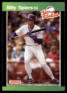 1989 Donruss The Rookies Bill Spiers Milwaukee Brewers #5 - Picture 1 of 2
