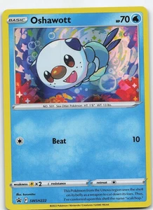 Oshawott - SWSH222 SWSH: Sword & Shield Promo Cards Promo Holo MP Pokémon TCG - Picture 1 of 2