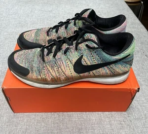 Nike Vapor 9.5 Flyknit Tennis Shoes Federer EXCELLENT 10.5 UK 11.5US 45.5EU - Picture 1 of 9
