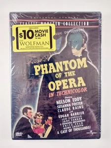 Phantom of the Opera (1943) Fullscreen (DVD, 2000) 20767 - Sealed - Picture 1 of 3