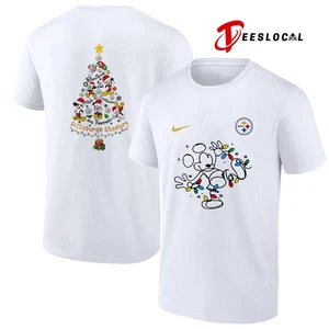 Pittsburg Steeler x Mickey Mouse believe in the magic of Christmas shirt S-5XL - Picture 1 of 5