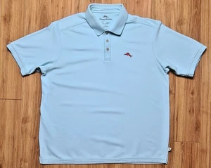 Tommy Bahama Men's Short Sleeve Light Blue Red Swordfish Large (L) - Picture 1 of 9