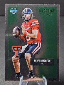 2025 Bowman U Chrome Behren Morton #55AV-11 1955 Bowman Throwback Texas Tech  - Picture 1 of 2