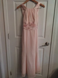 Davids Bridal Womens Ball Gown Formal Dress Pink Size 0 Extra Small - Picture 1 of 8