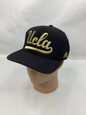 Gorra UCLA Bruins de Adidas SnapBack negra ajustable dorada bordada NCAA Foto 1 de 4