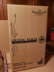 Hot Toys MMS427D19 Diecast Spider-Man Homecoming Figurine Iron Man Mark XLVII 47 - Imagen 1 de 2